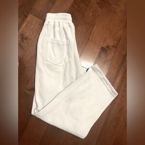 Simple  White Joggers